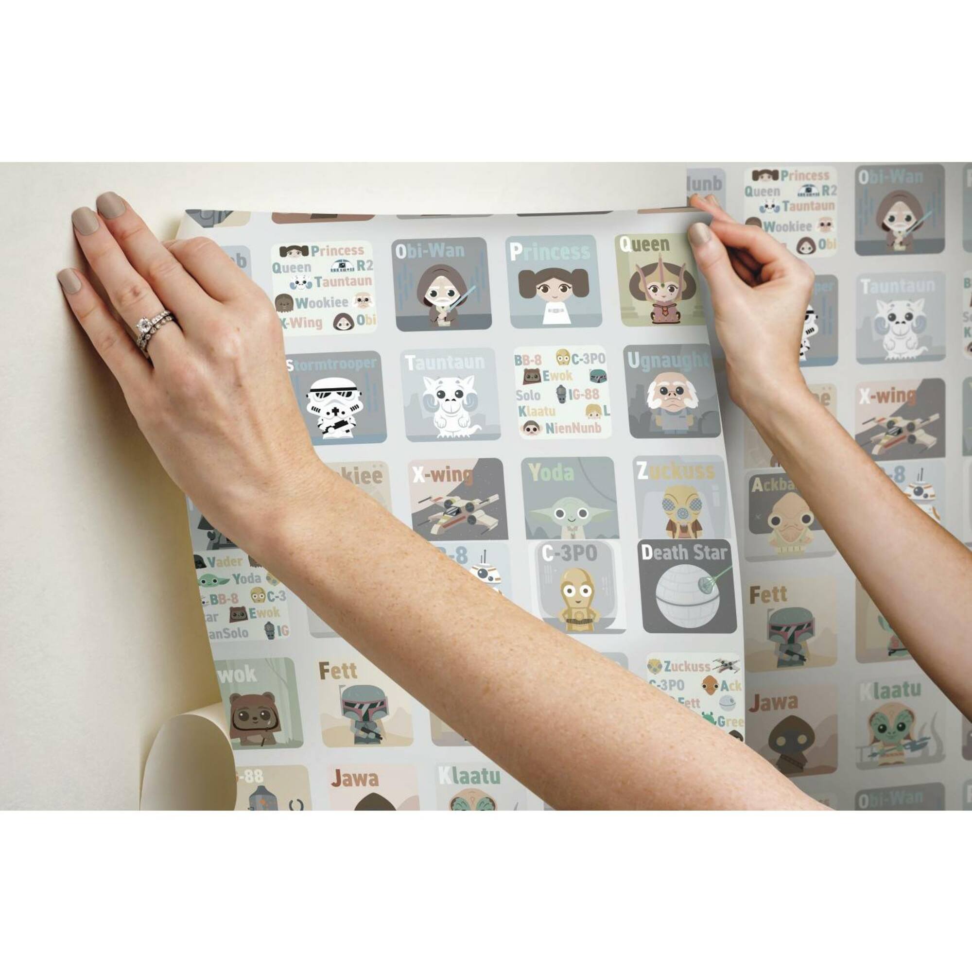 Star Wars Infant Alphabet Peel & Stick Wallpaper